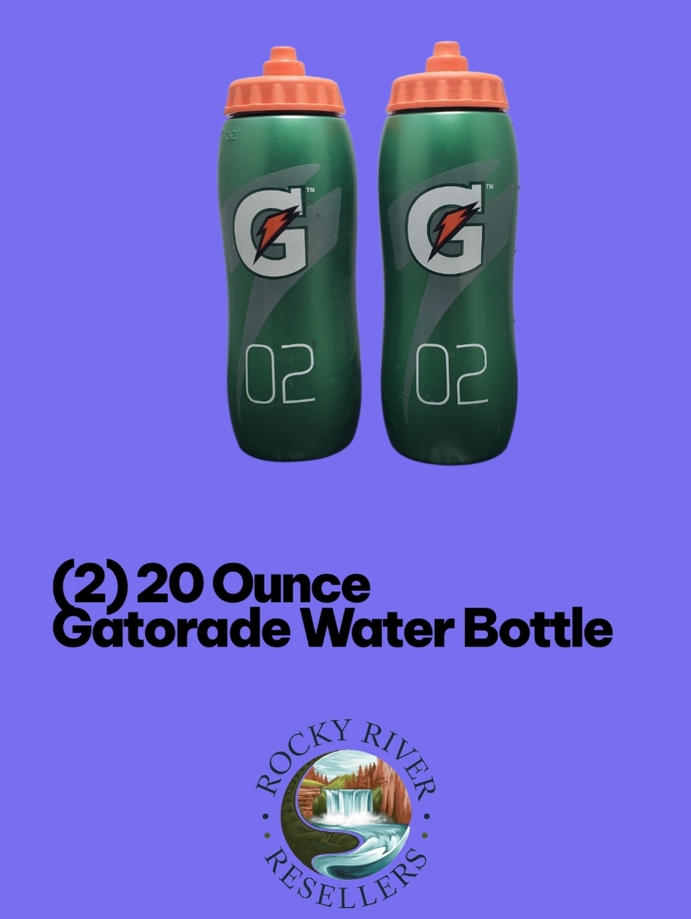 2 Gatorade Water Bottles | 20 Oz | New | RRR Sports